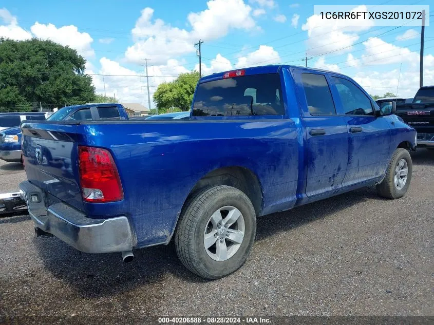 1C6RR6FTXGS201072 2016 Ram 1500 Tradesman