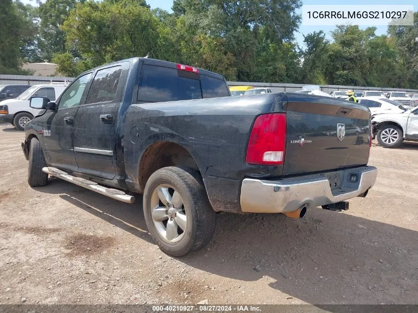 2016 Ram 1500 Big Horn/Lone Star/Slt VIN: 1C6RR6LM6GS210297 Lot: 40210927