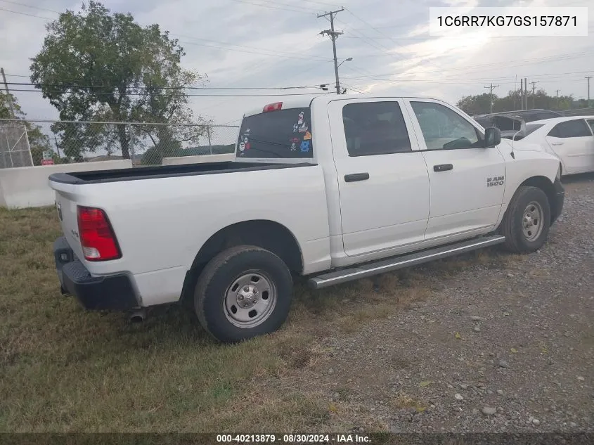 2016 Ram 1500 Tradesman VIN: 1C6RR7KG7GS157871 Lot: 40213879