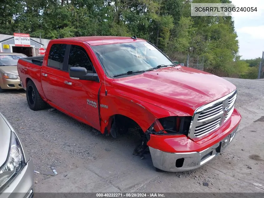 2016 Ram 1500 Big Horn VIN: 3C6RR7LT3GG240054 Lot: 40222271