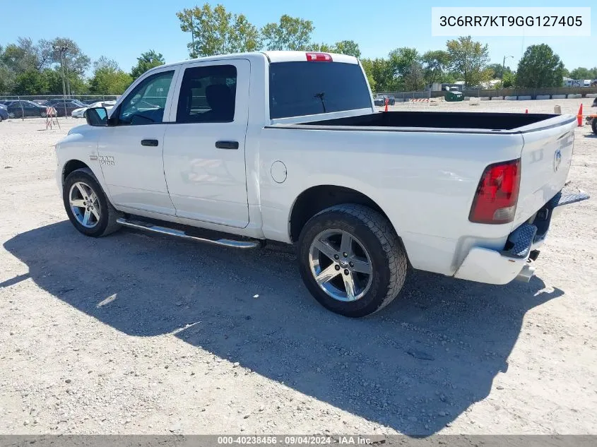 2016 Ram 1500 Express VIN: 3C6RR7KT9GG127405 Lot: 40238456