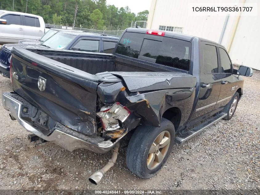 2016 Ram 1500 Big Horn VIN: 1C6RR6LT9GS361707 Lot: 40248441