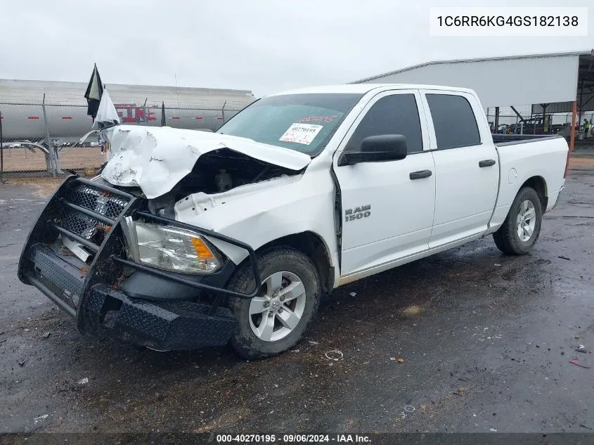 1C6RR6KG4GS182138 2016 Ram 1500 Tradesman