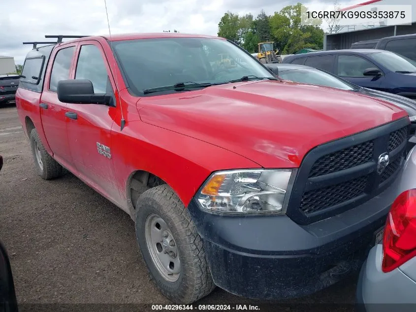 2016 Ram 1500 Tradesman VIN: 1C6RR7KG9GS353875 Lot: 40296344