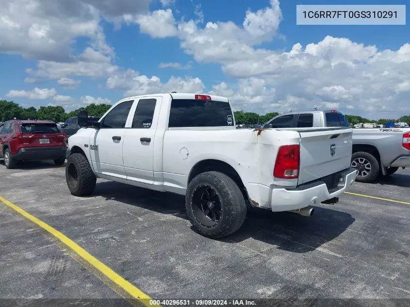 2016 Ram 1500 Express VIN: 1C6RR7FT0GS310291 Lot: 40296531