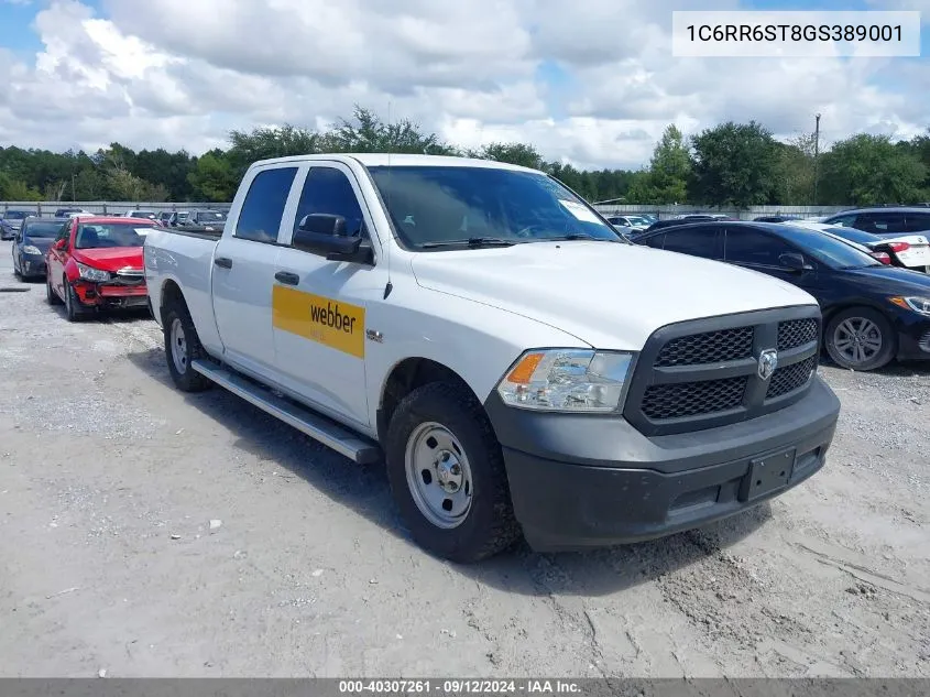 1C6RR6ST8GS389001 2016 Ram 1500 Tradesman