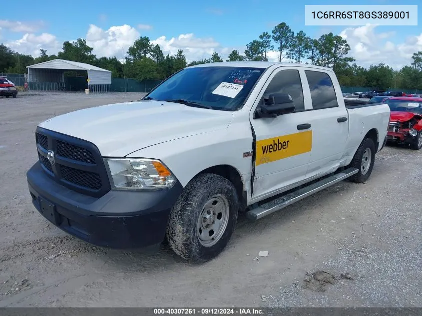 1C6RR6ST8GS389001 2016 Ram 1500 Tradesman