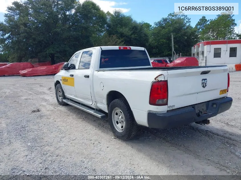 1C6RR6ST8GS389001 2016 Ram 1500 Tradesman