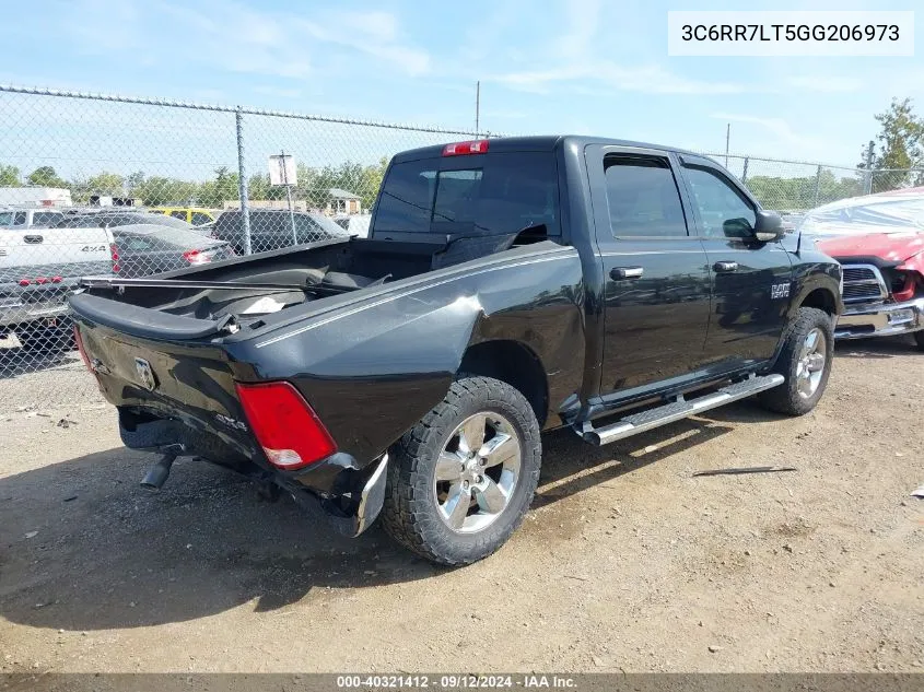 2016 Ram 1500 Big Horn VIN: 3C6RR7LT5GG206973 Lot: 40321412