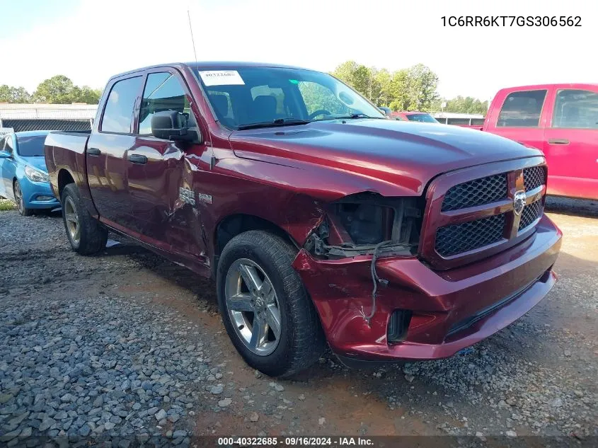 1C6RR6KT7GS306562 2016 Ram 1500 Express