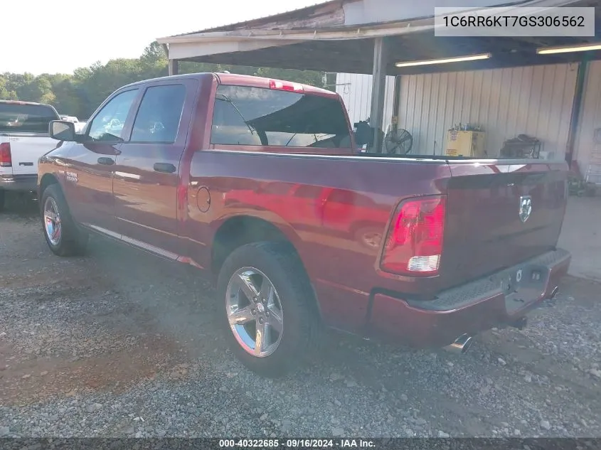 1C6RR6KT7GS306562 2016 Ram 1500 Express