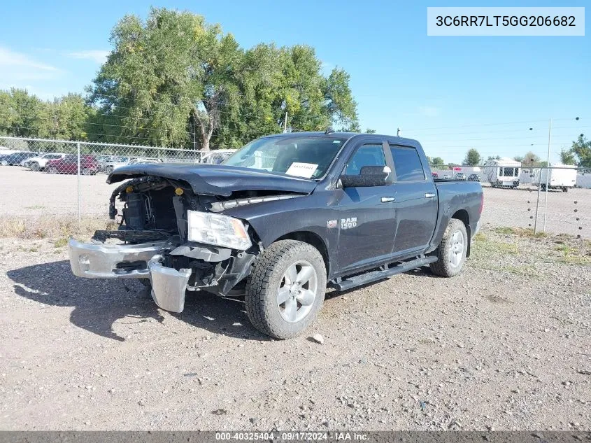 2016 Ram 1500 Big Horn VIN: 3C6RR7LT5GG206682 Lot: 40325404