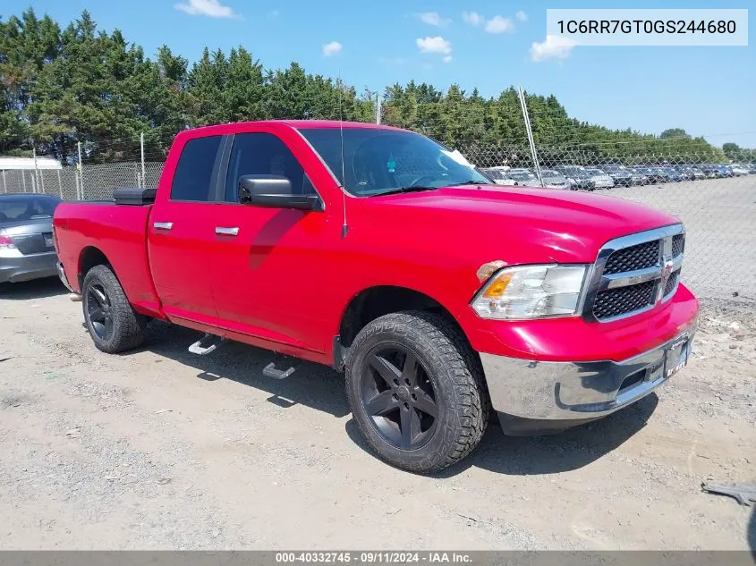 1C6RR7GT0GS244680 2016 Ram 1500 Slt