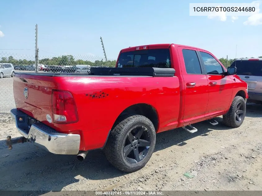 1C6RR7GT0GS244680 2016 Ram 1500 Slt