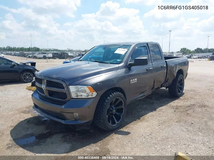 2016 Ram 1500 Express VIN: 1C6RR6FG1GS405018 Lot: 40335408