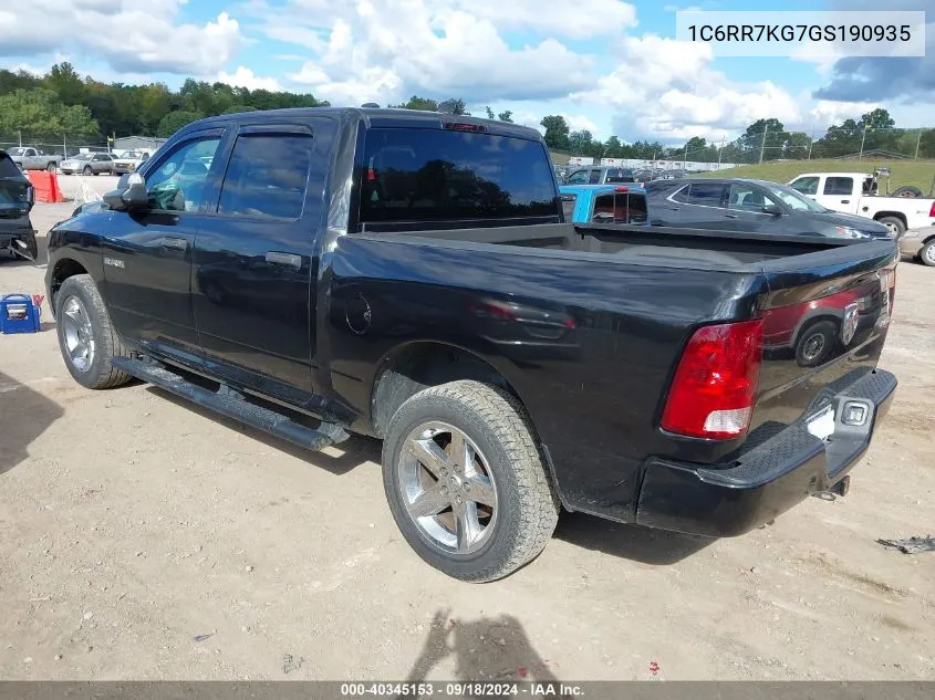 1C6RR7KG7GS190935 2016 Ram 1500 St