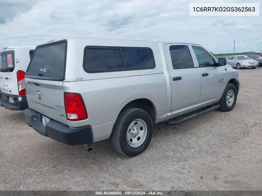 2016 Ram 1500 Tradesman VIN: 1C6RR7KG2GS362563 Lot: 40348050