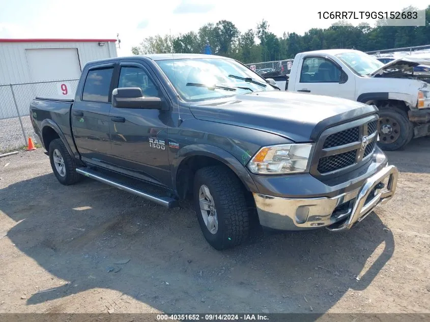 2016 Ram 1500 Slt VIN: 1C6RR7LT9GS152683 Lot: 40351652