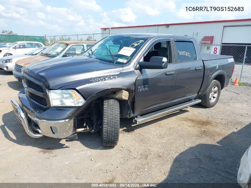 2016 Ram 1500 Slt VIN: 1C6RR7LT9GS152683 Lot: 40351652