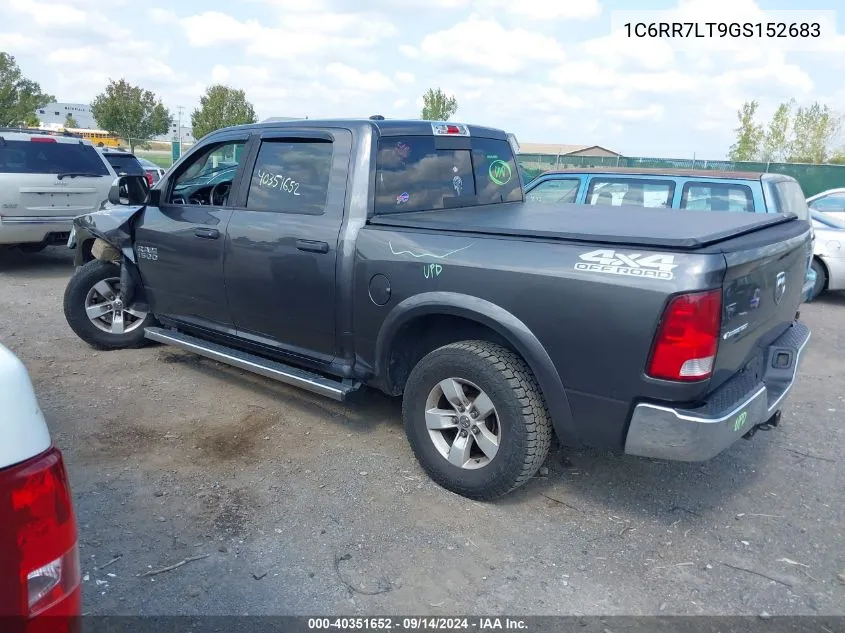 2016 Ram 1500 Slt VIN: 1C6RR7LT9GS152683 Lot: 40351652