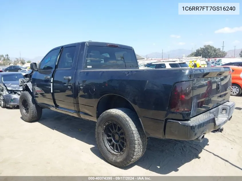 2016 Ram 1500 Express VIN: 1C6RR7FT7GS16240 Lot: 40374395