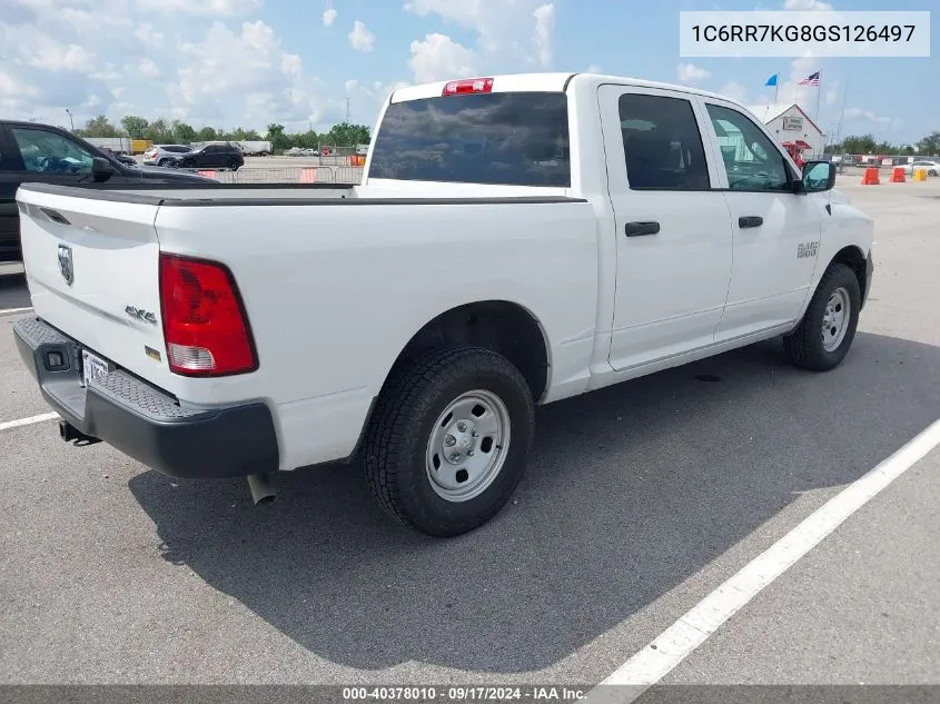 1C6RR7KG8GS126497 2016 Ram 1500 Tradesman