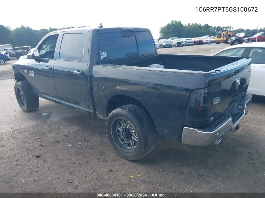 1C6RR7PT5GS100672 2016 Ram 1500 Longhorn