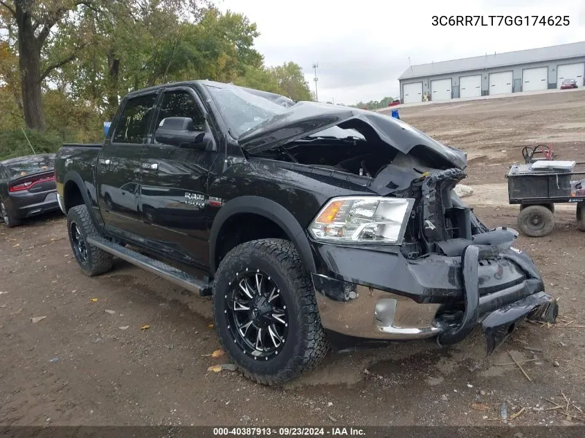 2016 Ram 1500 Slt VIN: 3C6RR7LT7GG174625 Lot: 40387913