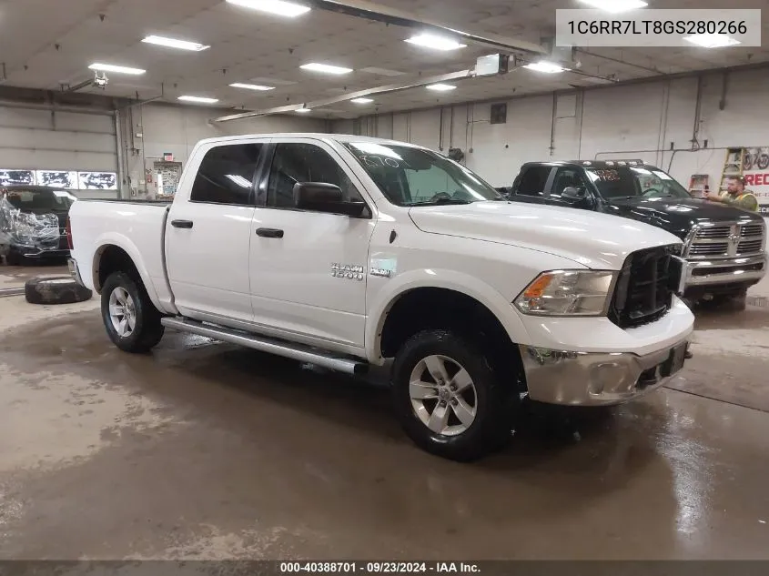 2016 Ram 1500 Slt VIN: 1C6RR7LT8GS280266 Lot: 40388701