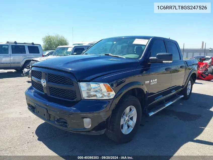 2016 Ram 1500 Outdoorsman VIN: 1C6RR7LT8GS247526 Lot: 40395353