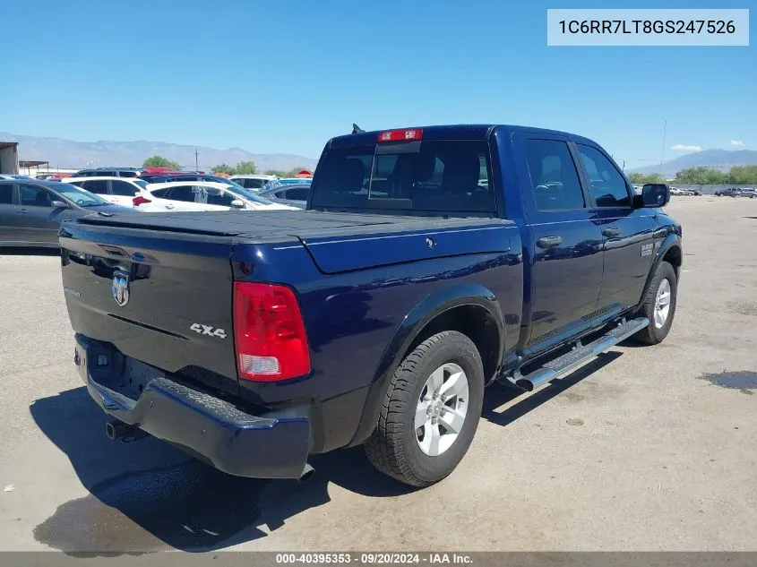 2016 Ram 1500 Outdoorsman VIN: 1C6RR7LT8GS247526 Lot: 40395353