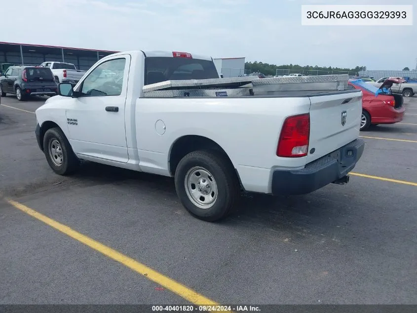 3C6JR6AG3GG329393 2016 Ram 1500 Tradesman