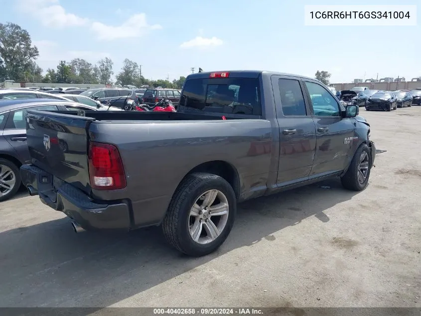 1C6RR6HT6GS341004 2016 Ram 1500 Sport