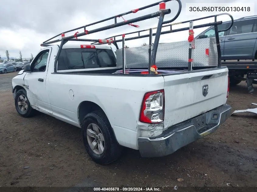 3C6JR6DT5GG130418 2016 Ram 1500 Tradesman