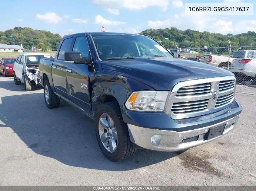 2016 Ram 1500 Big Horn VIN: 1C6RR7LG9GS417637 Lot: 40407552