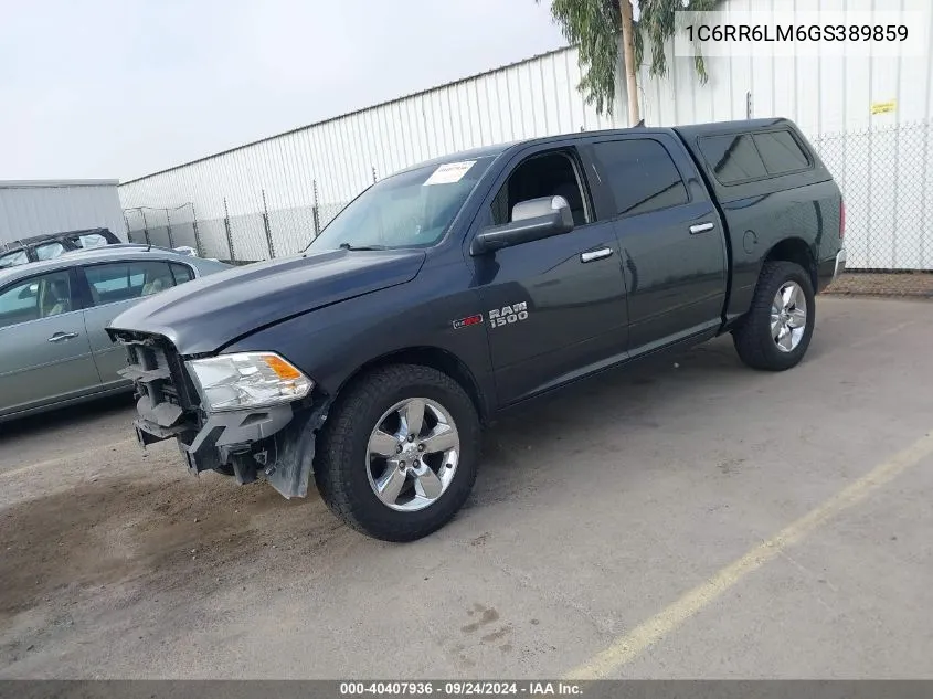 2016 Ram 1500 Slt VIN: 1C6RR6LM6GS389859 Lot: 40407936