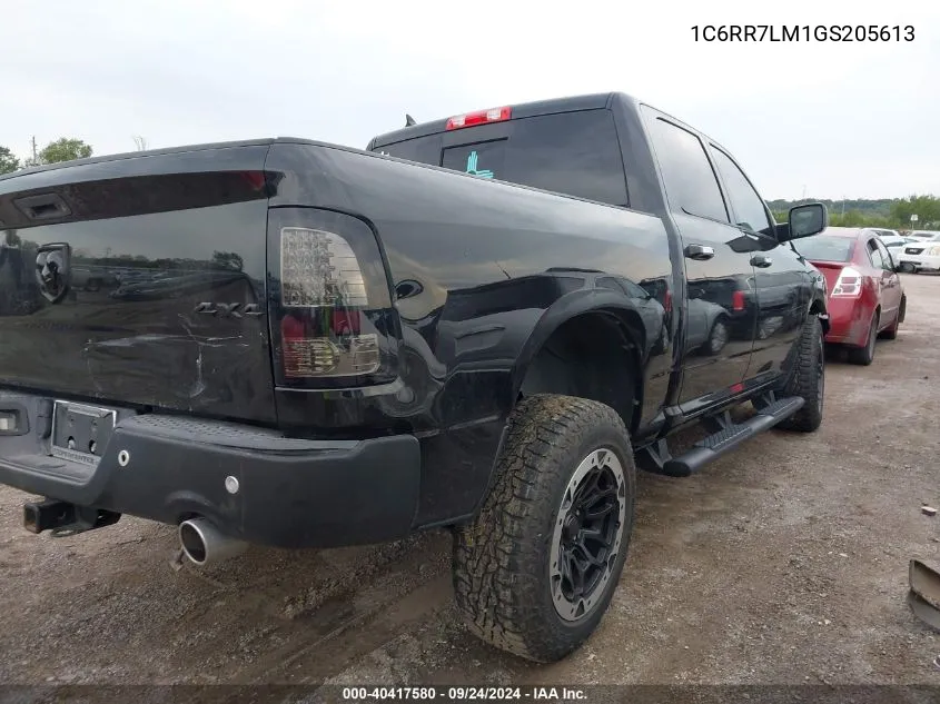 1C6RR7LM1GS205613 2016 Ram 1500 Slt