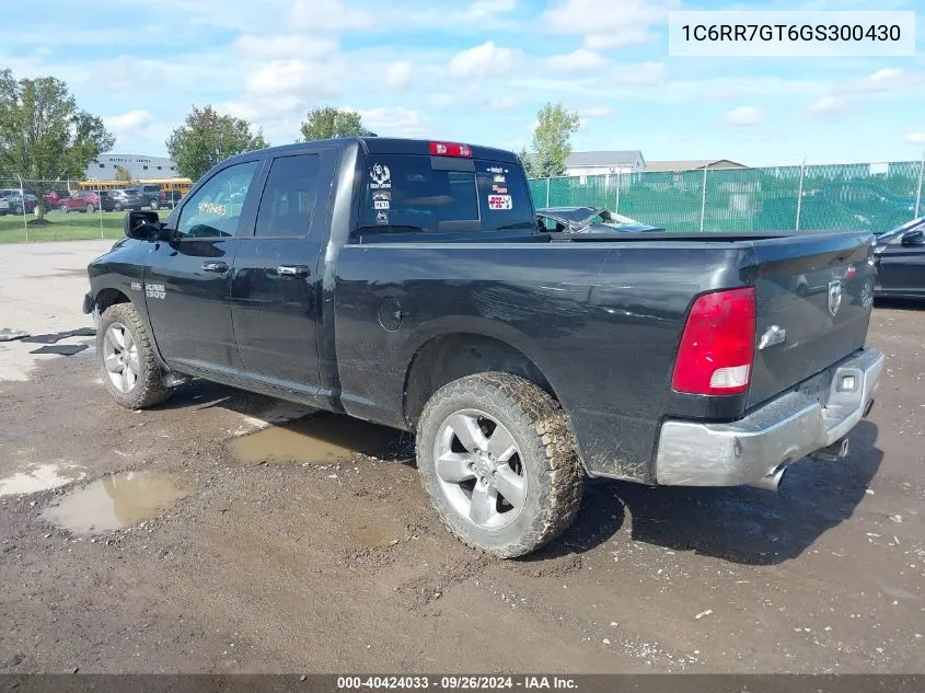 1C6RR7GT6GS300430 2016 Ram 1500 Big Horn