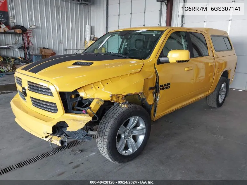 2016 Ram 1500 Sport VIN: 1C6RR7MT6GS307141 Lot: 40428126