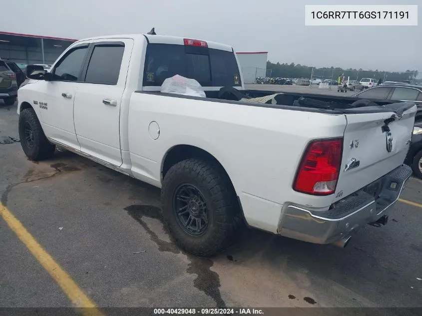 1C6RR7TT6GS171191 2016 Ram 1500 Big Horn