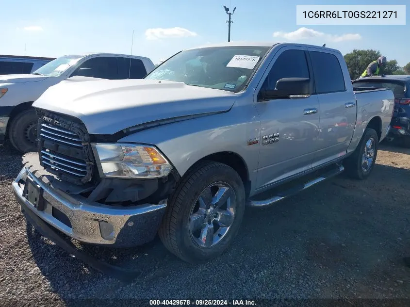 2016 Ram 1500 Lone Star VIN: 1C6RR6LT0GS221271 Lot: 40429578