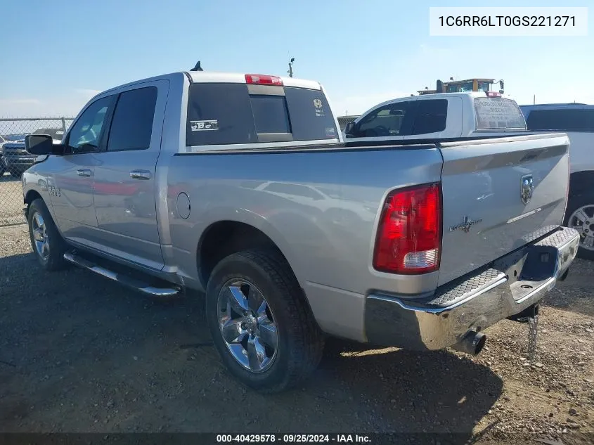 1C6RR6LT0GS221271 2016 Ram 1500 Lone Star