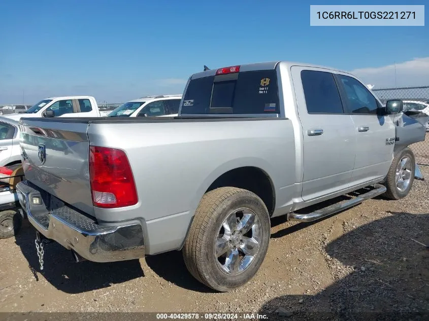 2016 Ram 1500 Lone Star VIN: 1C6RR6LT0GS221271 Lot: 40429578