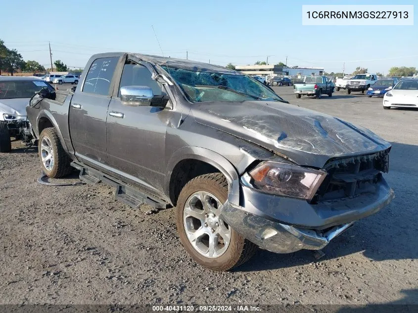 2016 Ram 1500 Laramie VIN: 1C6RR6NM3GS227913 Lot: 40431120