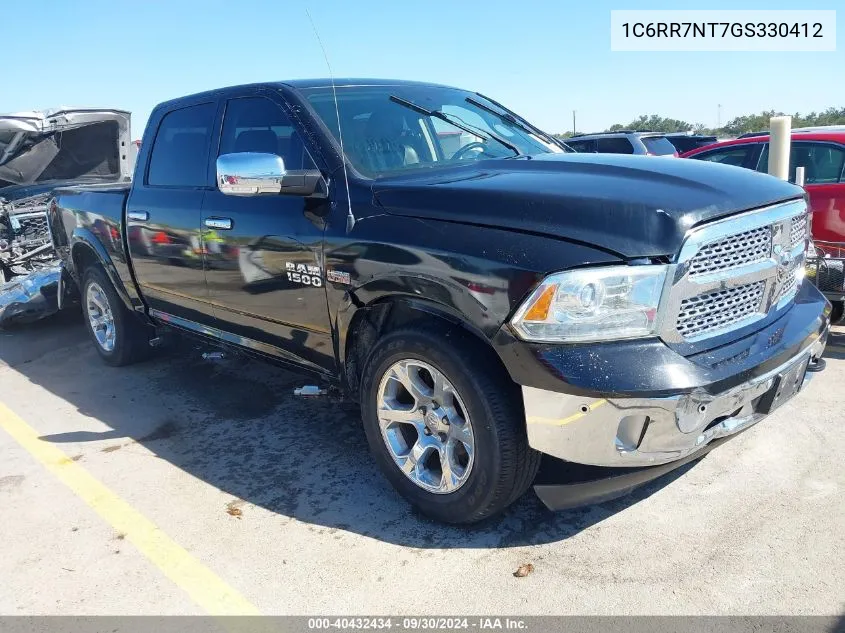 2016 Ram 1500 Laramie VIN: 1C6RR7NT7GS330412 Lot: 40432434