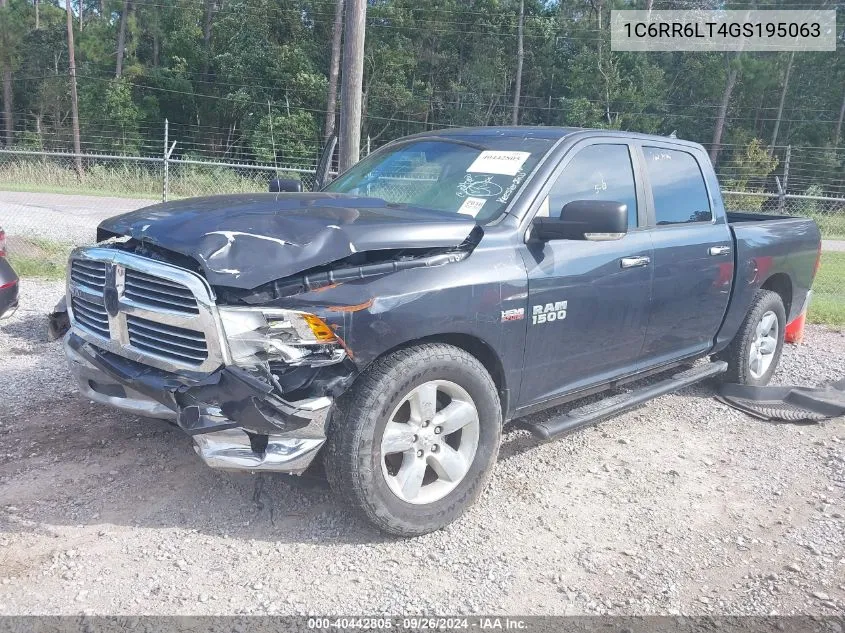 1C6RR6LT4GS195063 2016 Ram 1500 Big Horn