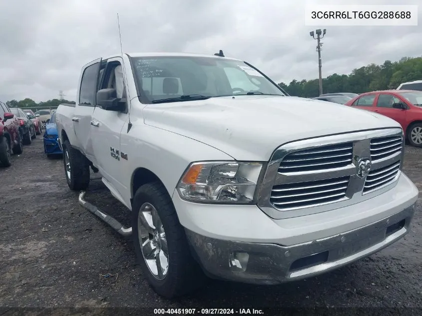 2016 Ram 1500 Big Horn VIN: 3C6RR6LT6GG288688 Lot: 40451907