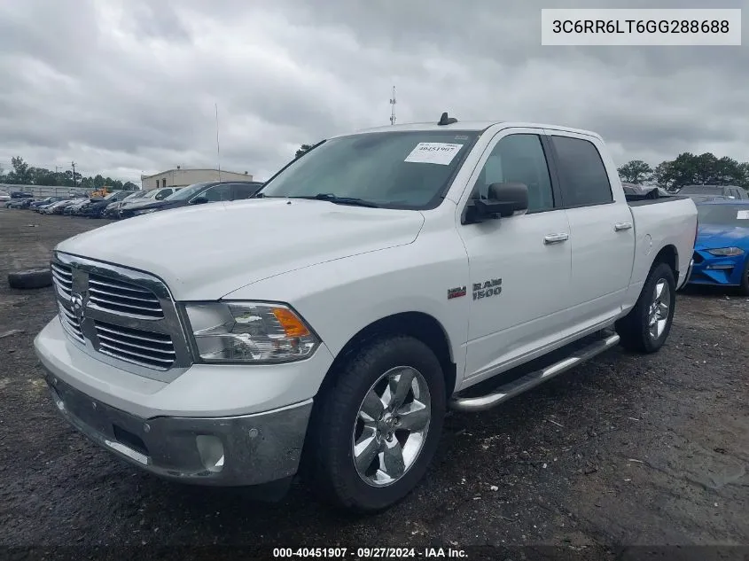 2016 Ram 1500 Big Horn VIN: 3C6RR6LT6GG288688 Lot: 40451907