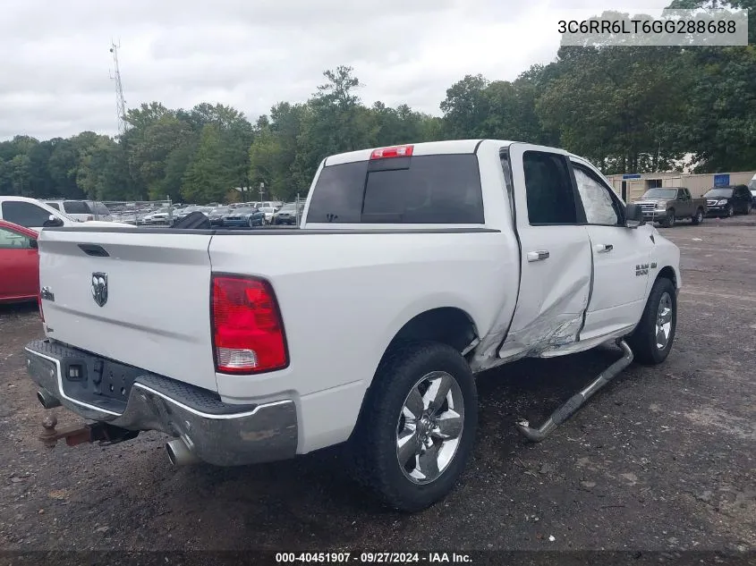 2016 Ram 1500 Big Horn VIN: 3C6RR6LT6GG288688 Lot: 40451907