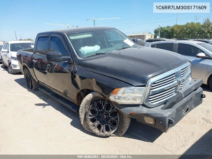 2016 Ram 1500 Lone Star VIN: 1C6RR7LM3GS171609 Lot: 40463263